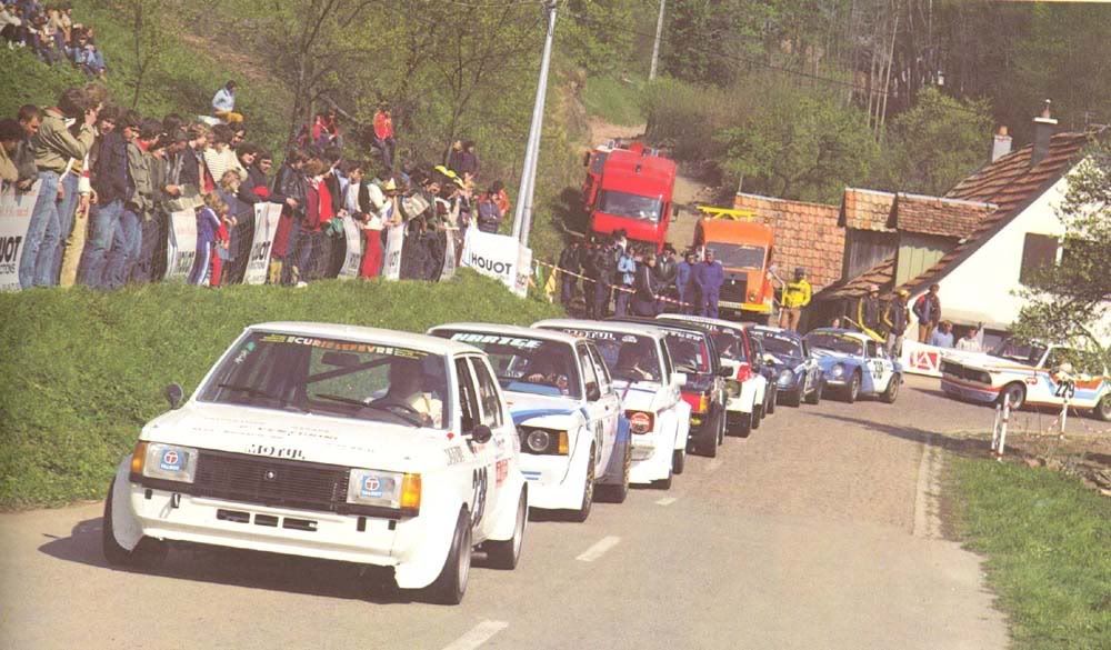 Championnat de France de la Montagne 1981 Front to back Chrysler Horizon 