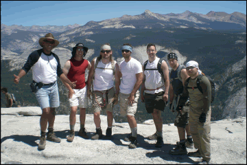 Crew on Half Dome Summit