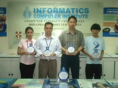 Informatics Service Awardees
