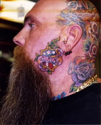 Tattoos done by Bear, Shane,