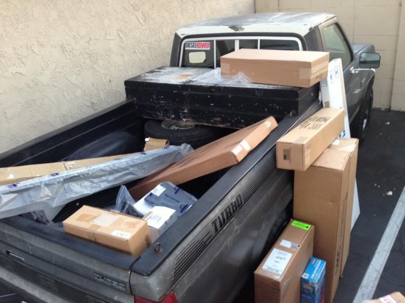 1985 Ford Ranger With Boxes