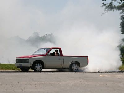 truck burnout