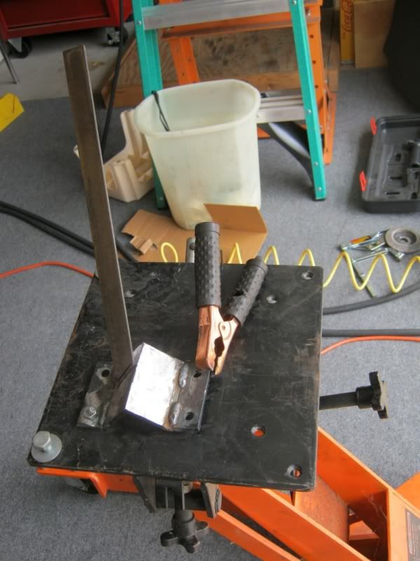 Drill press caddy for easy brass prep.