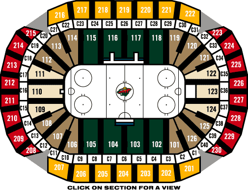 Xcel Energy Center Seating Chart Image