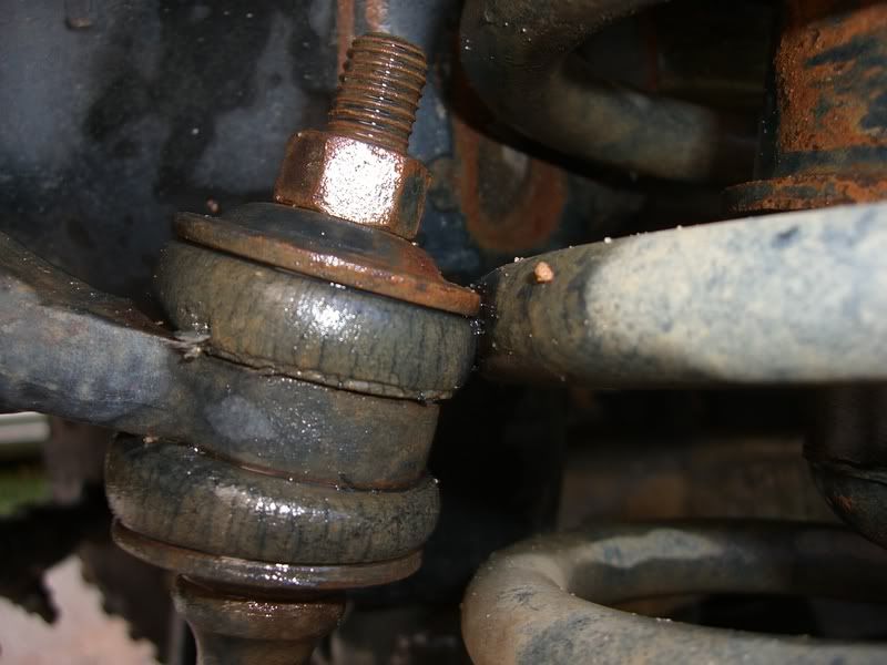 Swaybar link rubbing on coil spring