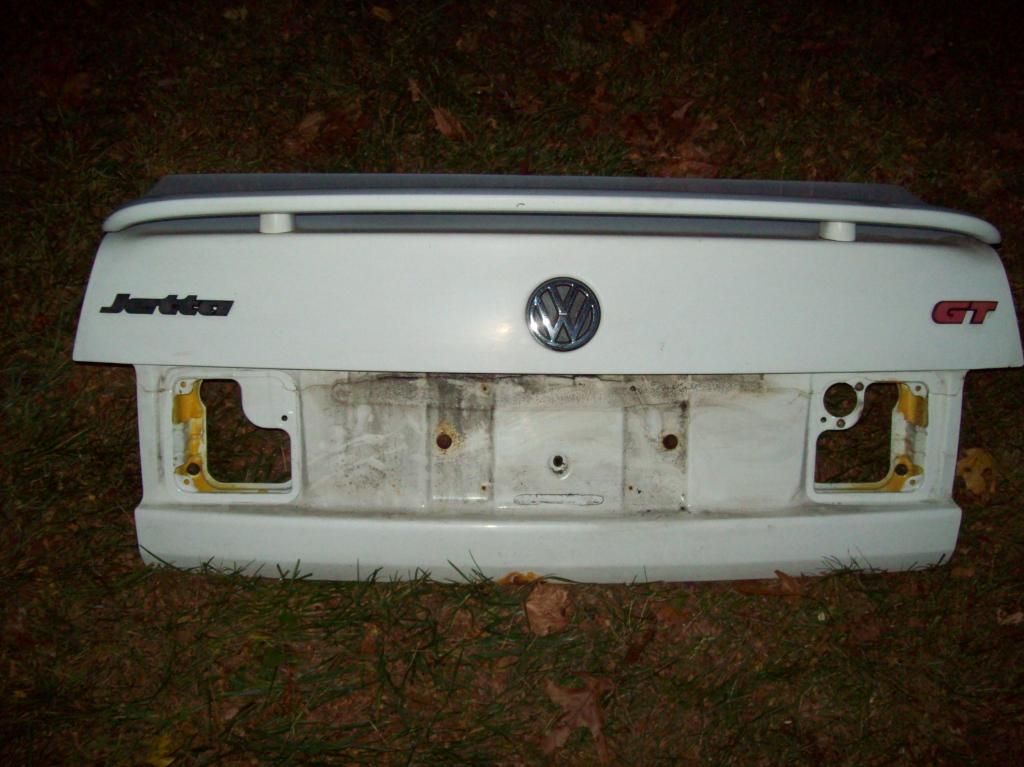 White Jetta Trunk lid VW Vortex Volkswagen Forum