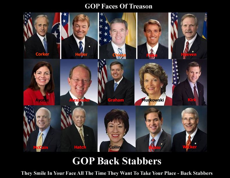 GOP Faces of Treason
