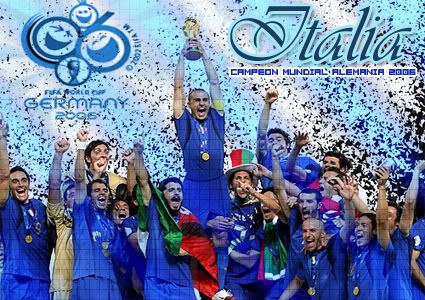ITALIA - campeon mundial Alemania 2006