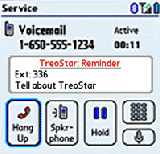 TreoStar 1.41_ Nhắc nhở bạn khi gọi điện thoại.