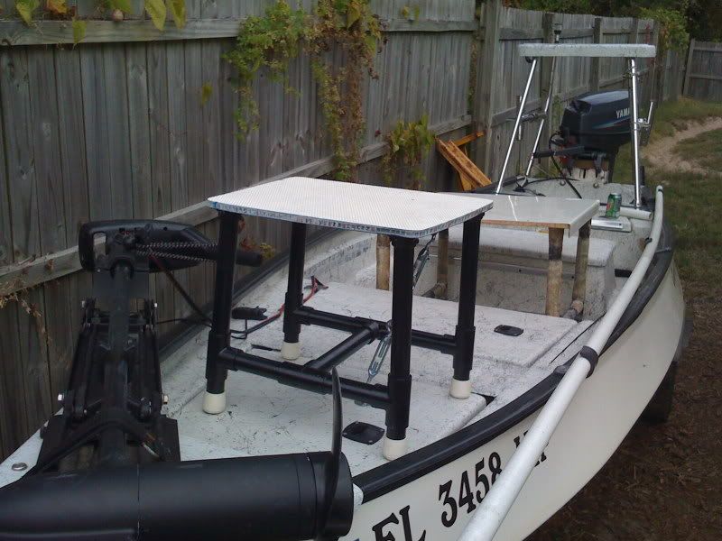Front Casting Platform for a Classic Dedicated To The Smallest Of Skiffs