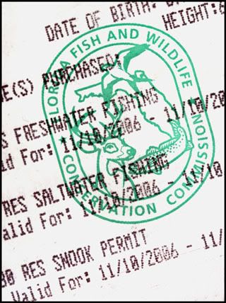 Fishing License Florida