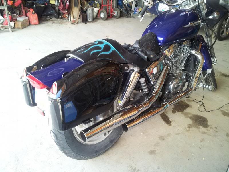 Hard bags for honda shadow #4