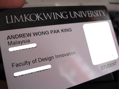 New student card