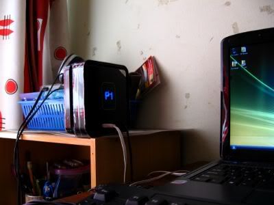 P1 modem location near window