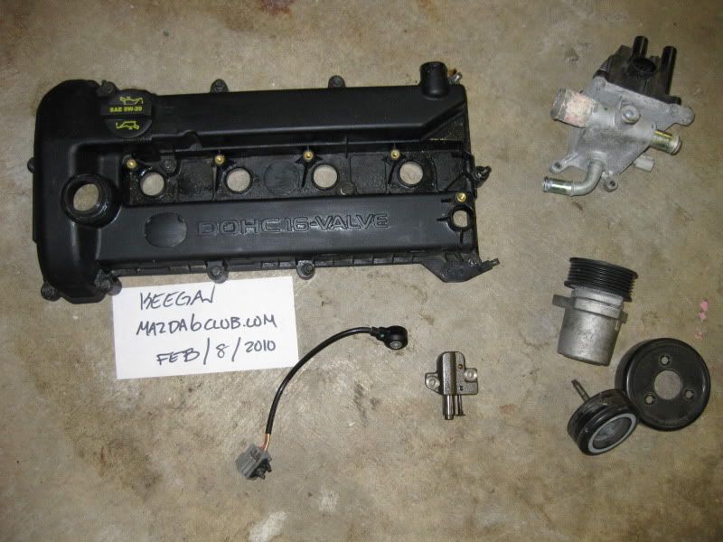 mazda 6 misc. engine parts (intake manifold, valve cover, + more) - Mazda 6 