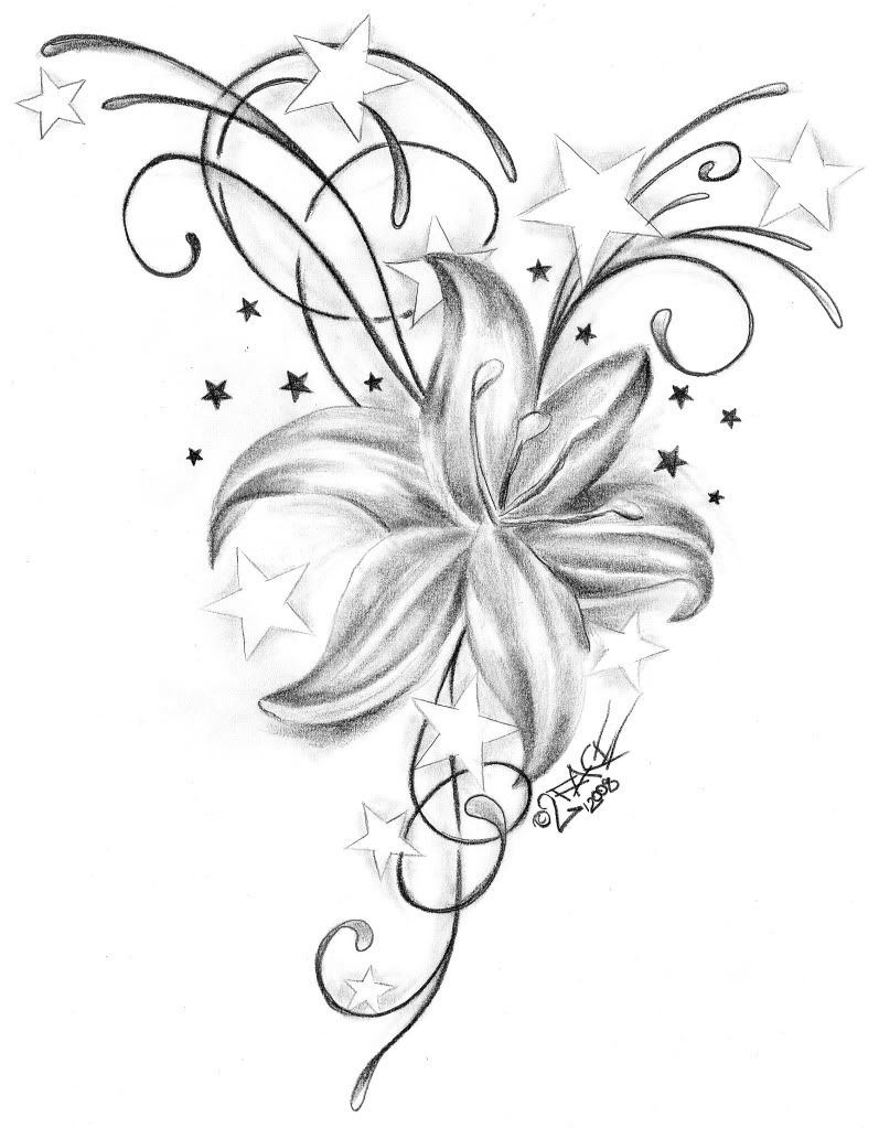 flower stomach tattoos