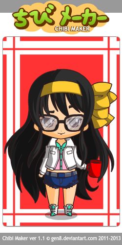 lightyourheart:  littlelionheartedqueen:  make a chibi of yourself ;D manonquinn:  skylarassface:  lesbighost:   I’M ACTUALLY A SCHOOL GIRL SUCCUBUS BYE   look it’s me~~~   AIN’T THAT PRECIOUS?   shut up. It’s cute. I don’t know my colors anymore