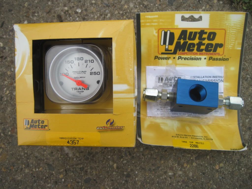 GM Mud Flaps, Autometer Trans Temp, Engine cover Chevy Trailblazer SS