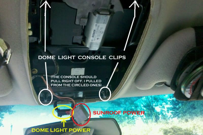 How do you replace dome lights in a vehicle?