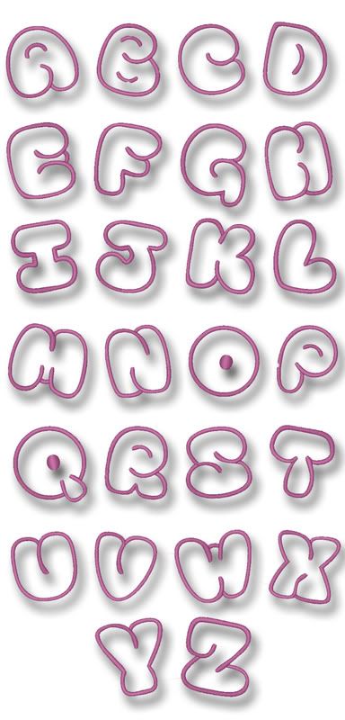 Bubbles Letters Font