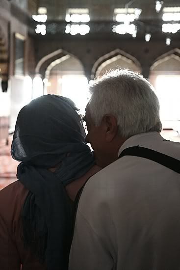 Blue Mosque couple