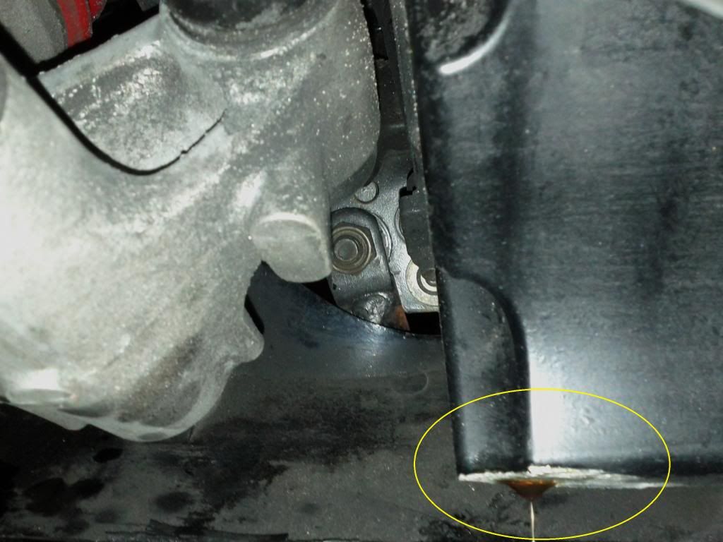 oil pan leak Kawasaki