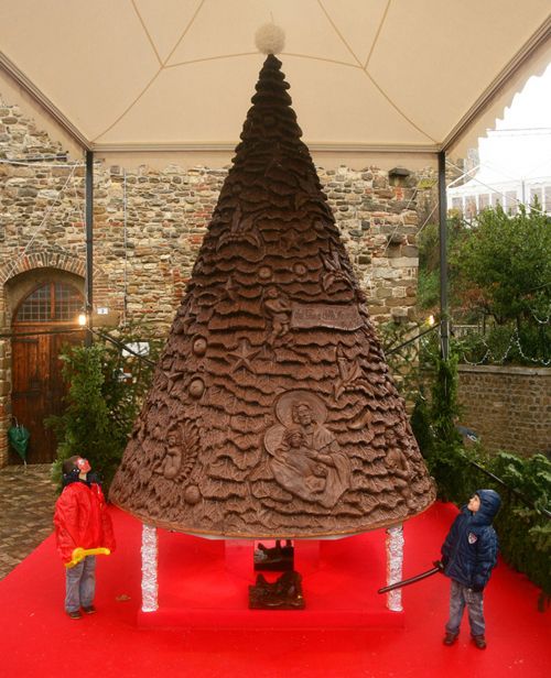 chocolate christmas tree