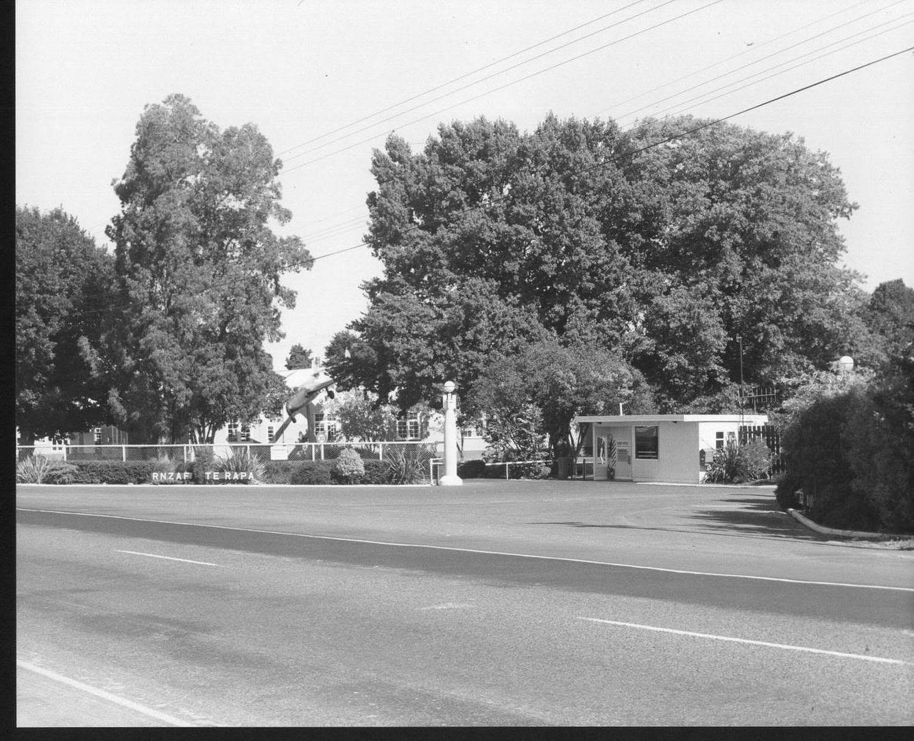 RNZAF Base Te Rapa's gate Wings Over New Zealand