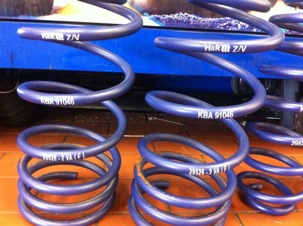 H&R 30mm lowering springs 8L A3 and 2WD TT