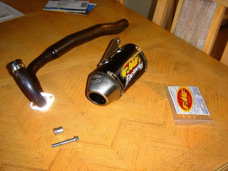 FMF 4.1 CARBON FIBER/TITANIUM Exhaust Pipe For Sale Forums