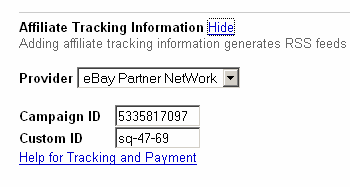 ebay rss feed