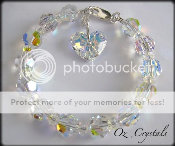 Swarovski Crystal Truly In Love Heart Pendant,Necklace,Bridal 