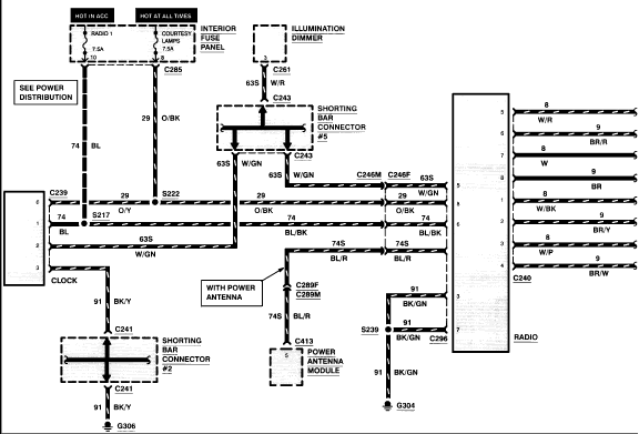 1998 Ford contour stereo wiring diagram #10