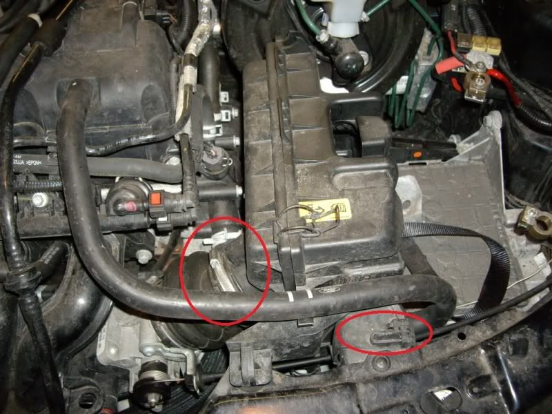 Ford ka thermostat location #2